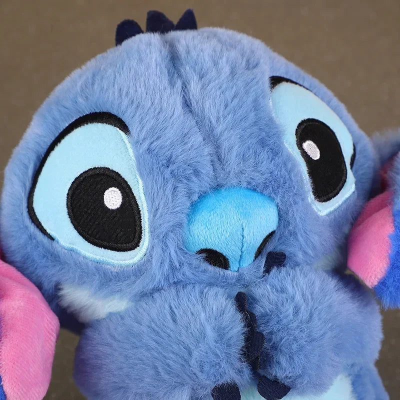 32CM Disney Stitch Plush Doll – Lighting & Music Soothing Baby Sleep Companion, Kawaii Breathing Plush Toy 2024