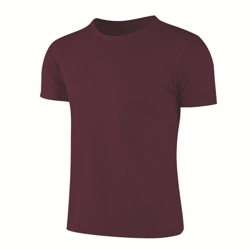 Men's & Women's Quick-Dry Sports T-Shirt - Breathable Short Sleeve Gym, Running & Fitness Training Shirt