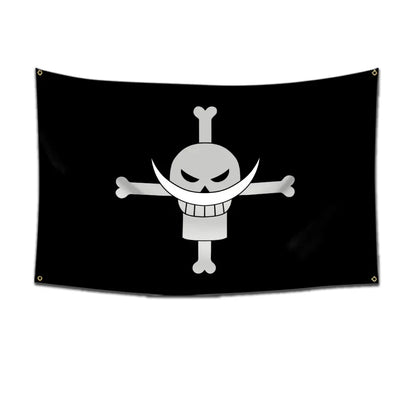 One Piece Pirate Skull Flag – Luffy Straw Hat Pirates Wall Decor & Banner for Kids' Bedroom, Gift