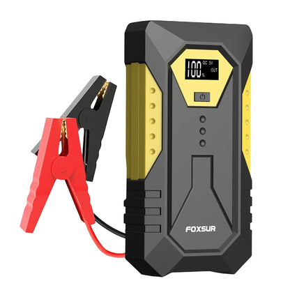 26800mAh Car Jump Starter Power Bank - 12V Portable Battery Booster Charger with 800A Emergency Starter for Car