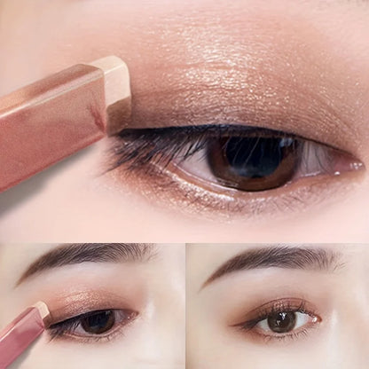 2-in-1 Pearly Highlighter & Eyeshadow Stick – Waterproof Long-Lasting Glitter Eyeliner & Eye Makeup Pen