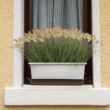 6Pcs Artificial Reed Grass Plants – Decorative Faux Greenery for Home, Living Room & Outdoor Garden Decor Simulation Plants