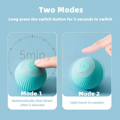 Interactive Electric Cat Ball Toys - Smart Self-Moving Toys for Cats, Perfect for Training and Indoor Playtime