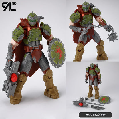 9L 3D Printed Invincible Tech Jacker T13 Lucky13 Action Figure – Multi-Jointed Motorcycle Collectible Model Toy Titan13