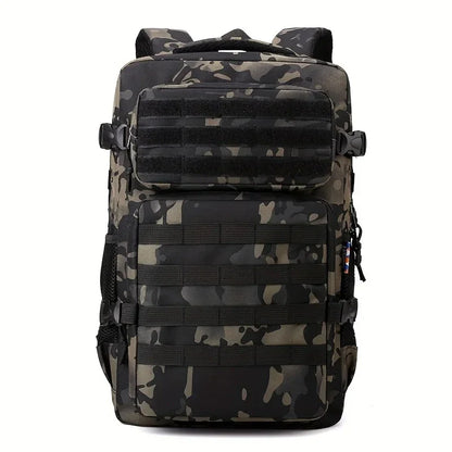 Men’s Tactical Camouflage Backpack – Large Capacity Multi-Layer Hiking & Camping Outdoor Sports Bag