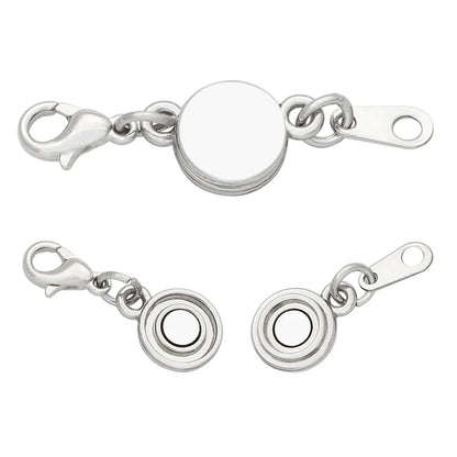 Magnetic Jewelry Clasps - Strong Buckle Connectors with Lobster Clasps for DIY Bracelets, Necklaces & Jewelry Making
