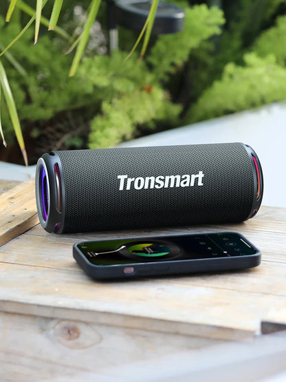 Tronsmart T7 Lite Bluetooth Speaker – Enhanced Bass, 24H Playtime, APP Control, IPX7 Waterproof Portable Speaker for Camping