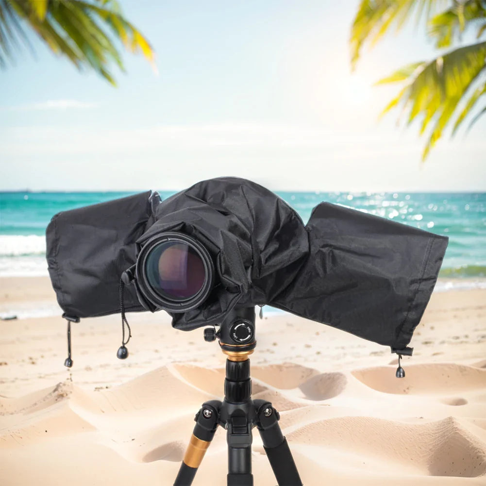 Waterproof Camera Rain Cover – Dustproof Protective Case for Canon, Nikon, Sony, Panasonic, Fuji DSLR Cameras
