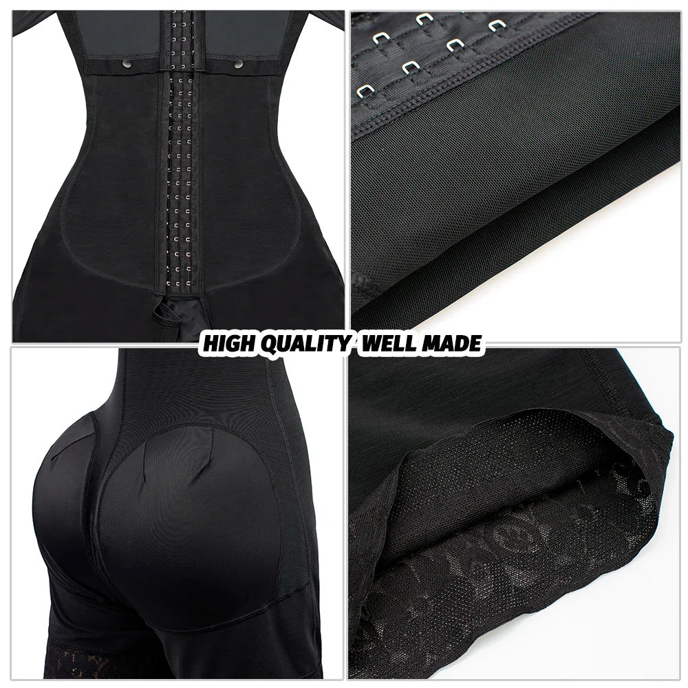 Colombian Girdle Shapewear – Tummy Slimming Bodysuit Corset, Full Body Reducer & Postpartum Shaper
