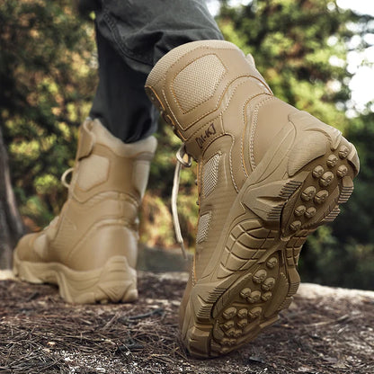 Outdoor Waterproof Safety Shoes – Steel Toe Cap Men's Work Boots, Anti-Smashing, Size 47