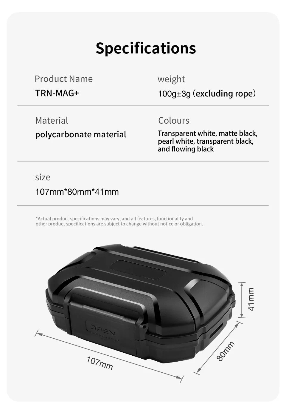 Earphone Accessories Hard Case – Waterproof, Shockproof, Dustproof Portable Storage Bag with Large Capacity