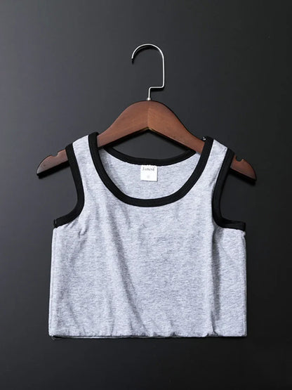 Breathable Elastic Chest Binder Vest – Bandage Tomboy Compression Top for Chest Flattening & Secure Fit