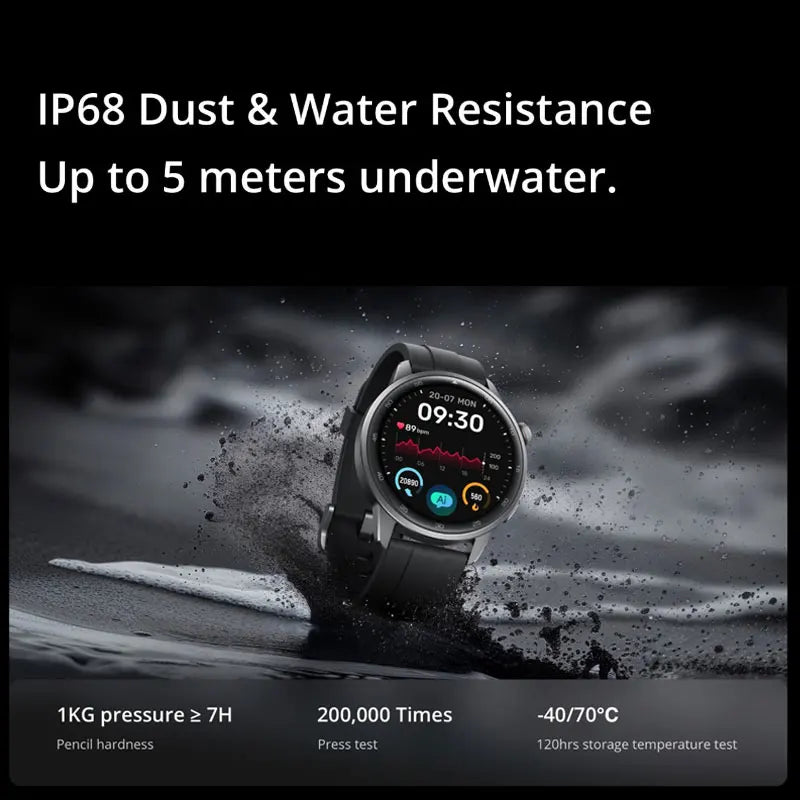 Global Version realme Watch S2 – 1.43'' AMOLED Smartwatch, 20-Day Battery, AI Engine, IP68 Waterproof