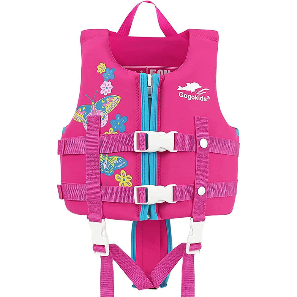 Gogokids Kids Life Jacket – Neoprene Float Vest for Toddlers, Swim Training & Buoyancy Swimwear