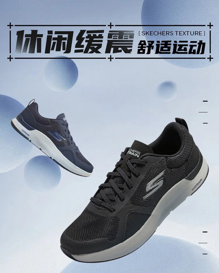 Skechers GO TRAIN MOVE Men's Running Shoes - Comfortable, Shock-Absorbing, Anti-Slip & Wear-Resistant Sneakers