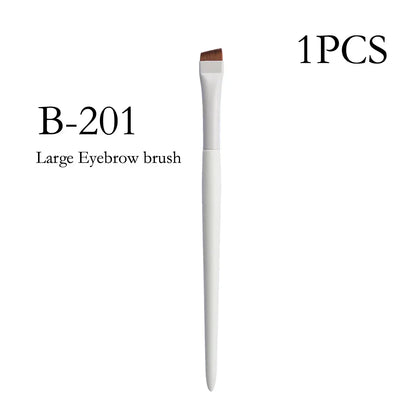 Upgrade Blade Eyeliner Brush | Ultra-Thin Fine Angle Flat Brush for Eyebrows & Under-Eye Makeup | Precise Detail White Brush