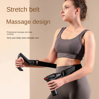 Multifunctional Deep Tissue Massage Gun – Long-Handle Electric Percussion Muscle Relaxer