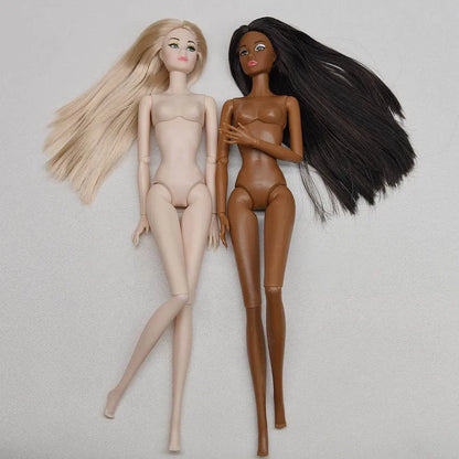 FR Supermodel 1/6 BABI Doll – Movable Joints, DIY Dress-Up Princess with Head & Body Accessories, White/Normal/Chocolate Skin