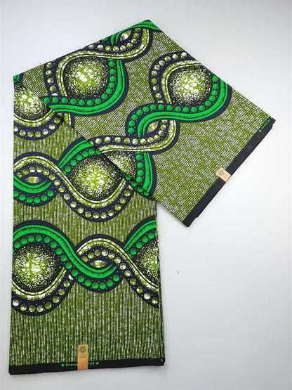 Guaranteed Veritable African Real Wax Fabric - 100% Cotton High Quality Ankara Pagne 6 Yards Nigerian Women’s Style Dress Material
