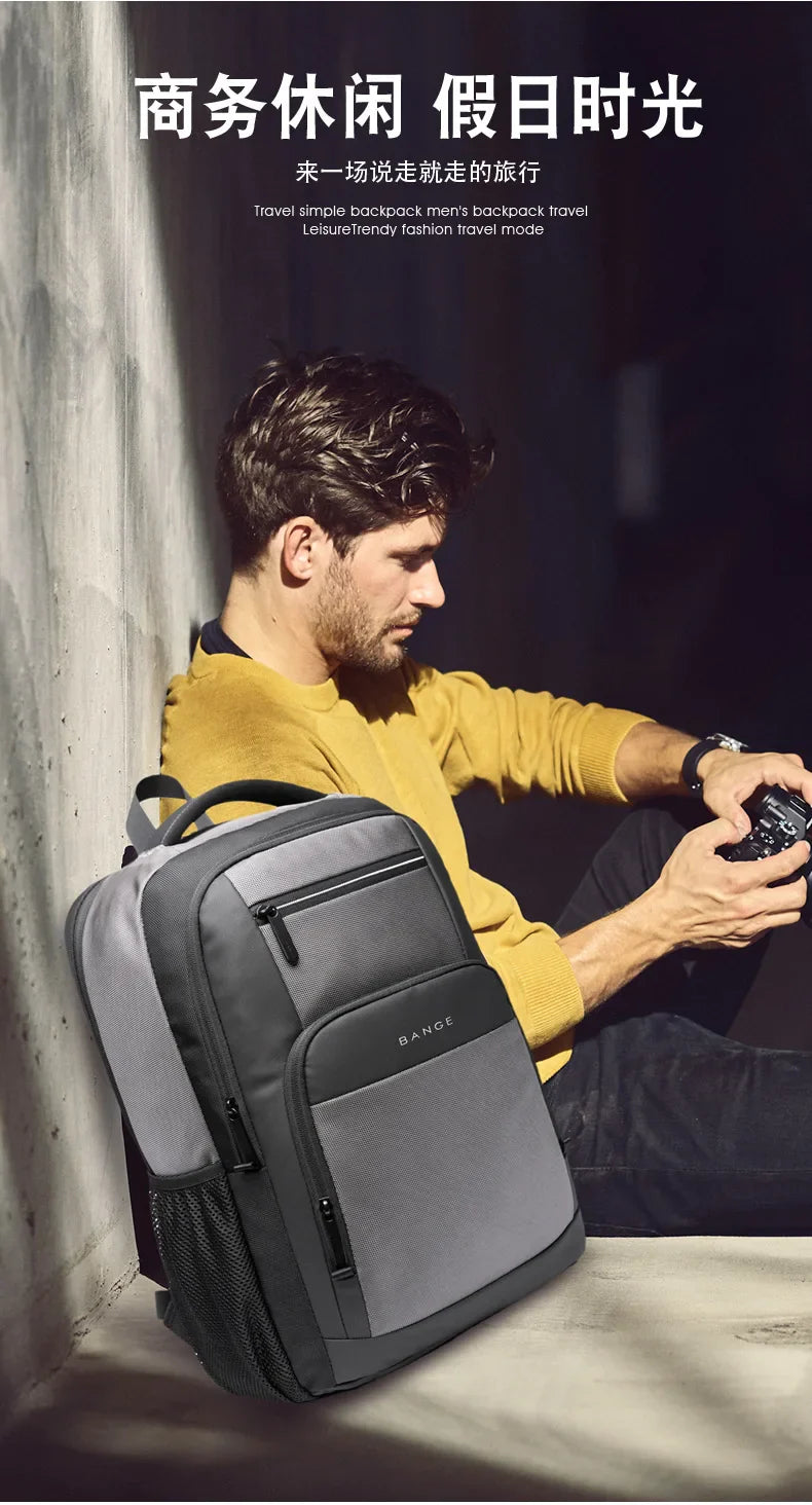 Bange Men’s Laptop Backpack – Designer School, Motorcycle, Tactical & Travel Bag for Boys
