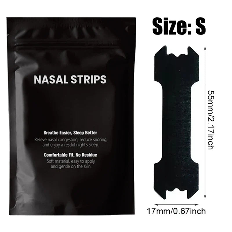 30/60/90PCS Anti-Snoring Nose Patch Set – Extra Strength Nasal Strips for Better Breathing & Sleep Aid