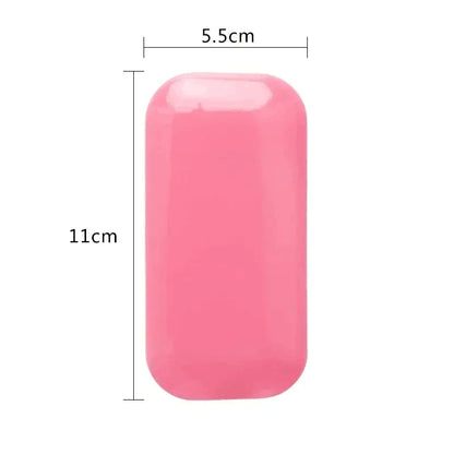 Eyelash Extension Forehead Sticker Pad – Silicone Pink Transparent Lash Tray & Pallet Holder for Makeup