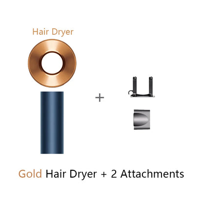 Professional 5-in-1 Ceramic Hairdryer with Diffuser & Nozzles – Powerful 100V Blow Dryer for Salon & Home