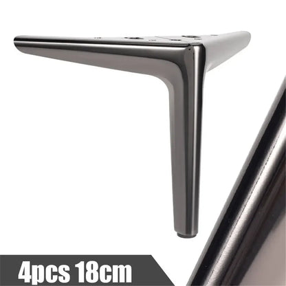 4Pcs Metal Furniture Legs – Heavy-Duty Feet for TV Stand, Sofa, Cabinet & Table, 800KG Load Capacity