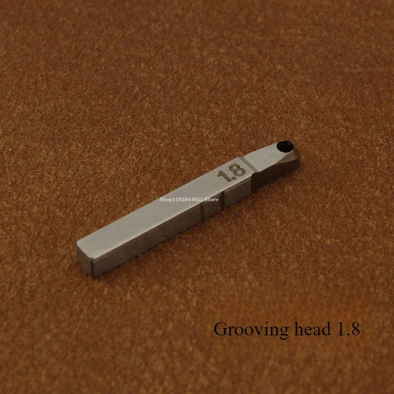 Adjustable Leather Grooving & Marking Tool – Multi-Function Cutter Head for DIY Leathercraft & Edge Carving