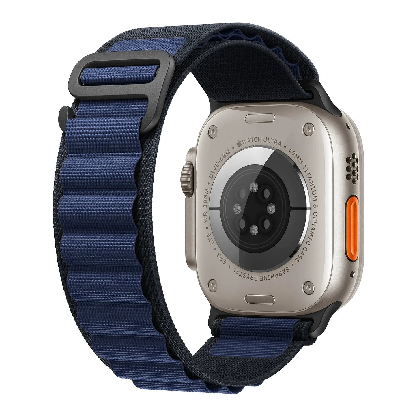 Alpine Loop Nylon Sport Strap for iWatch — Compatible with Series 4–10, 42/46/49mm Bands