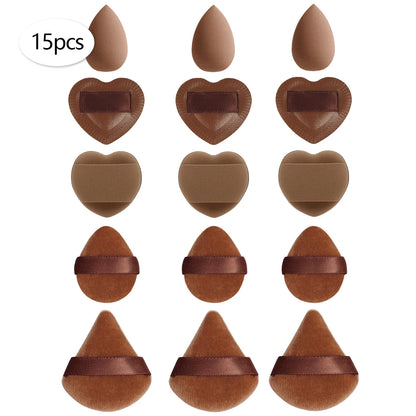 15/30/60 Mini Makeup Sponges – Beauty Powder Puff for Concealer, Liquid Foundation & Face Cosmetics
