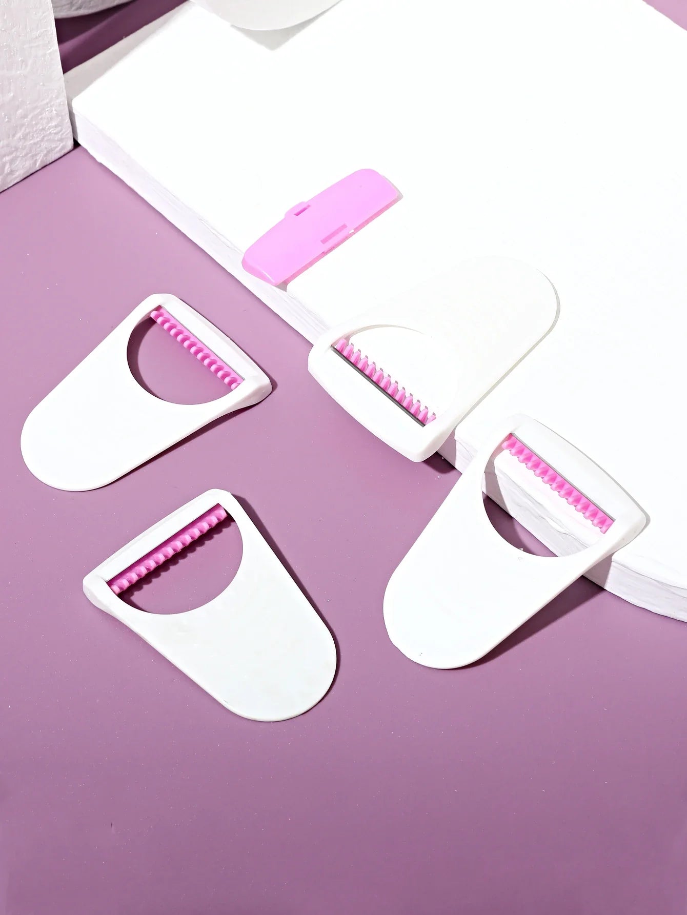 ALSHABAB 6PCS Disposable Razors for Women — Pink 1-Blade Manual Shaver for Body & Bikini Hair Removal