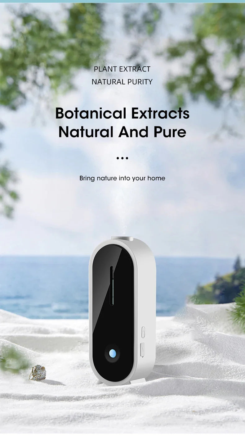 Automatic Fragrance Sprayer - USB Ambient Light, Wall-Mounted Aromatherapy Machine for Home & Commercial Use