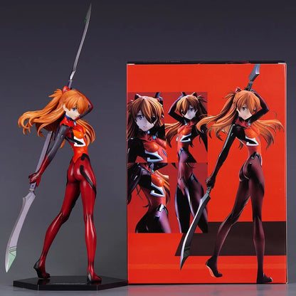 Anime Evangelion Asuka Langley Soryu Action Figure — Battle Dress Collectible Toy Model for Fans
