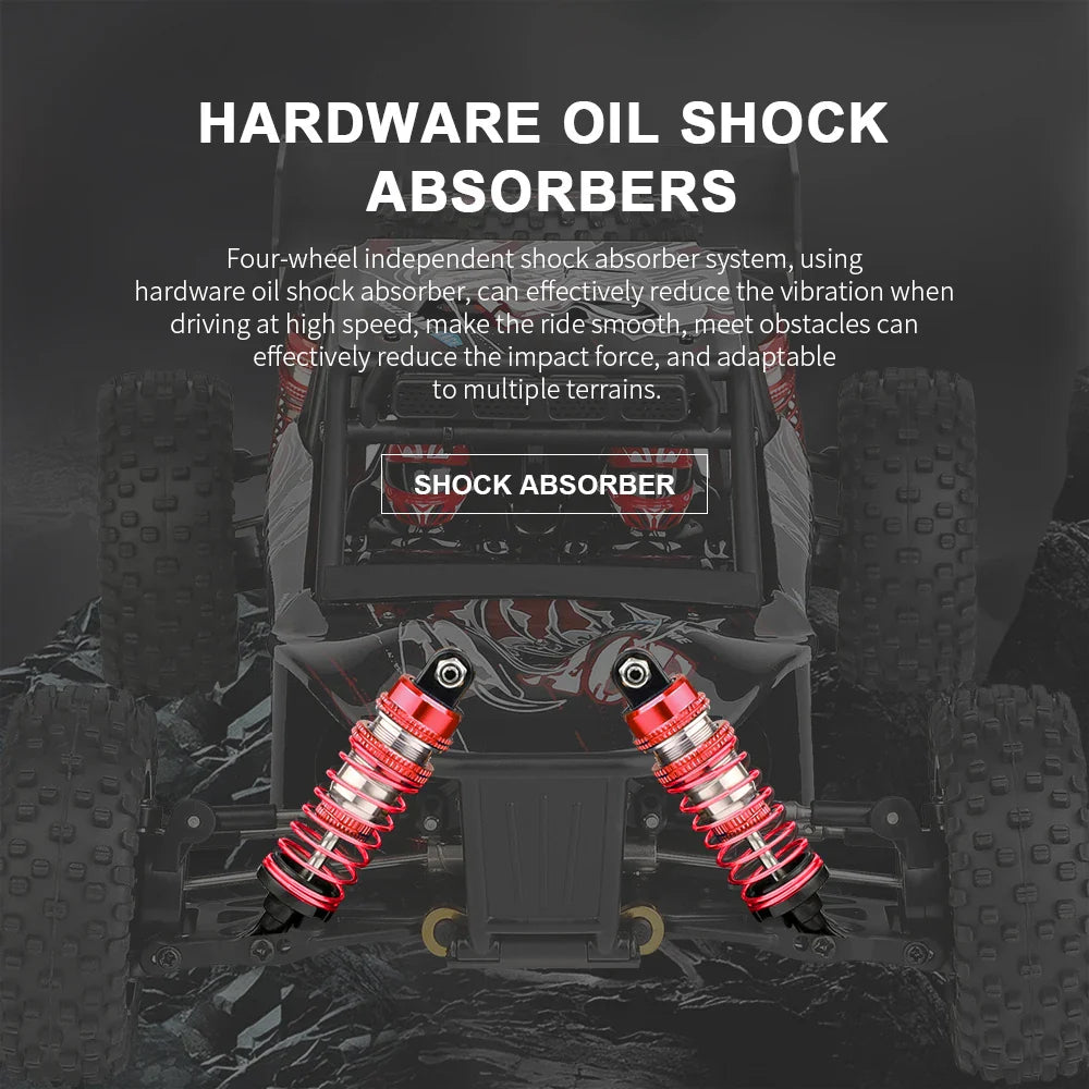 WLtoys 124016 V8 RC Car — 75 KM/H Brushless 4WD High-Speed Electric Off-Road Drift Toy for Adults