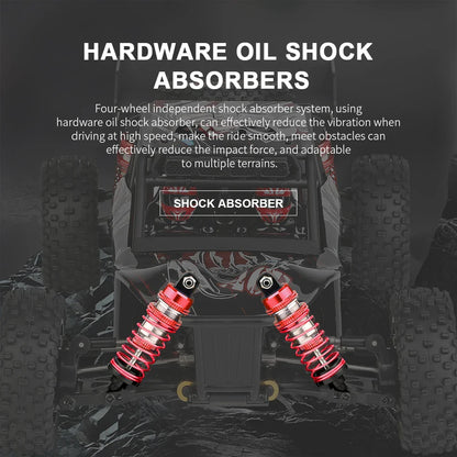 WLtoys 124016 V8 RC Car — 75 KM/H Brushless 4WD High-Speed Electric Off-Road Drift Toy for Adults