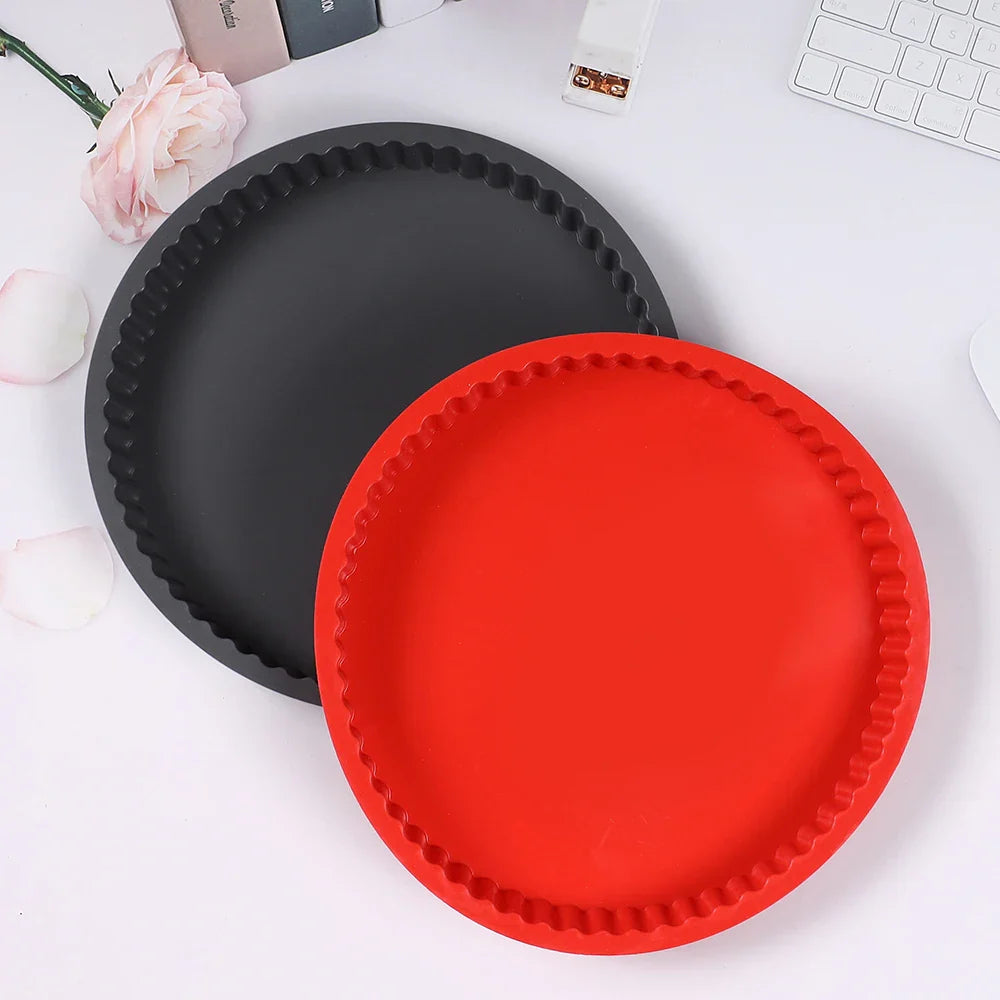 10-Inch Round Silicone Cake Mould – Pastel Layer & Mousse Mold for Baking and Cooking Cakes