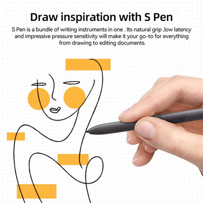 Tablet Stylus Pen for Samsung Galaxy Tab – Touch S Pen for S6 Lite, S7/S7 FE, S8/S8+, S9/S9 FE (No Bluetooth)