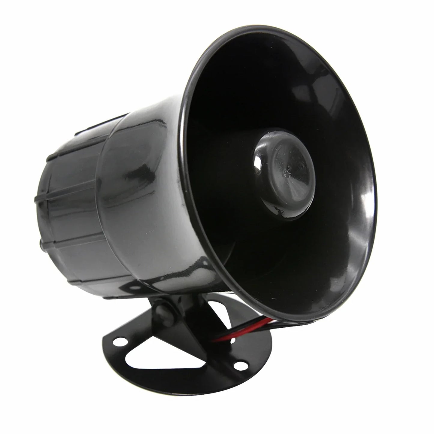 12V 3-Tone Loud Car Horn - 115DB Air Horn with Loudspeaker for Cars, Motorcycles, and Police Fire Sirens