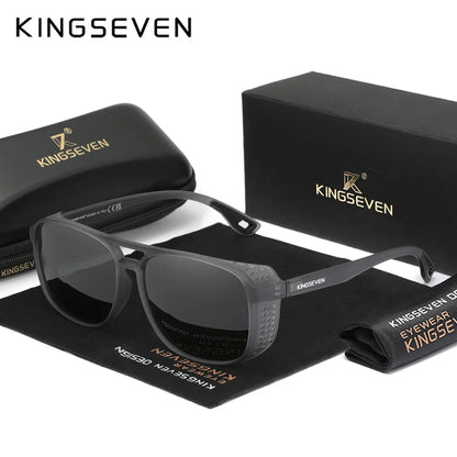 KINGSEVEN Polarized Big Frame Sunglasses — UV Protection Driving Eyewear for Men & Women