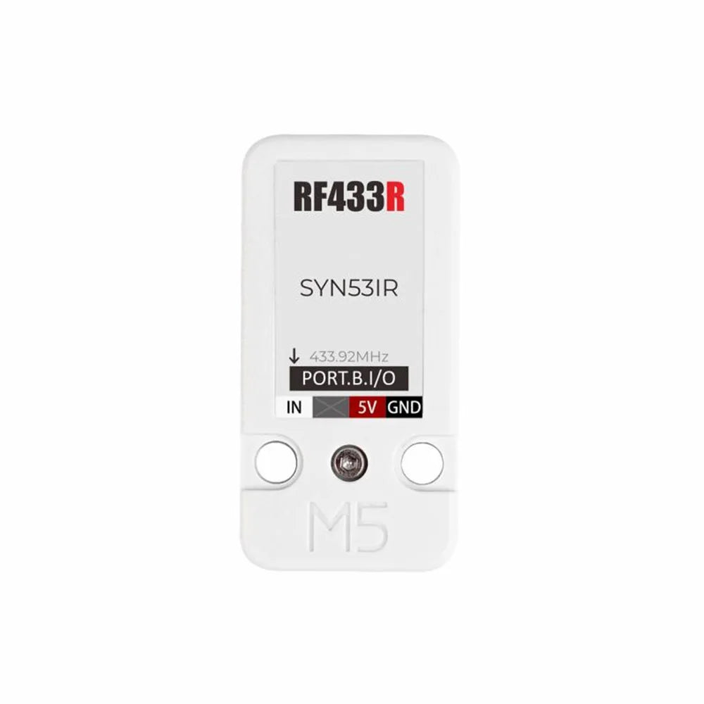 M5Stack RF433T/R 433.92MHz Wireless RF Transmitter & Receiver Module — IoT Remote Control & Automation