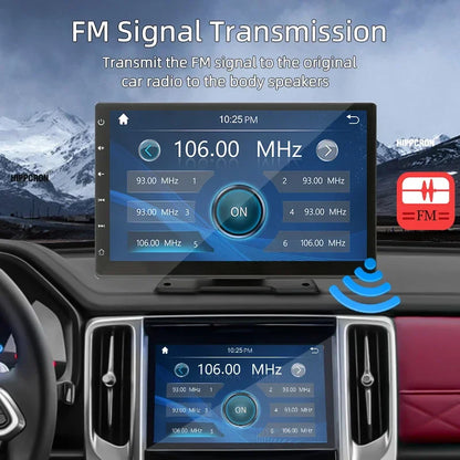 9-Inch Car Radio Multimedia Player — IPS Touch Screen with CarPlay, Android Auto, Bluetooth, AUX & MirrorLink Universal