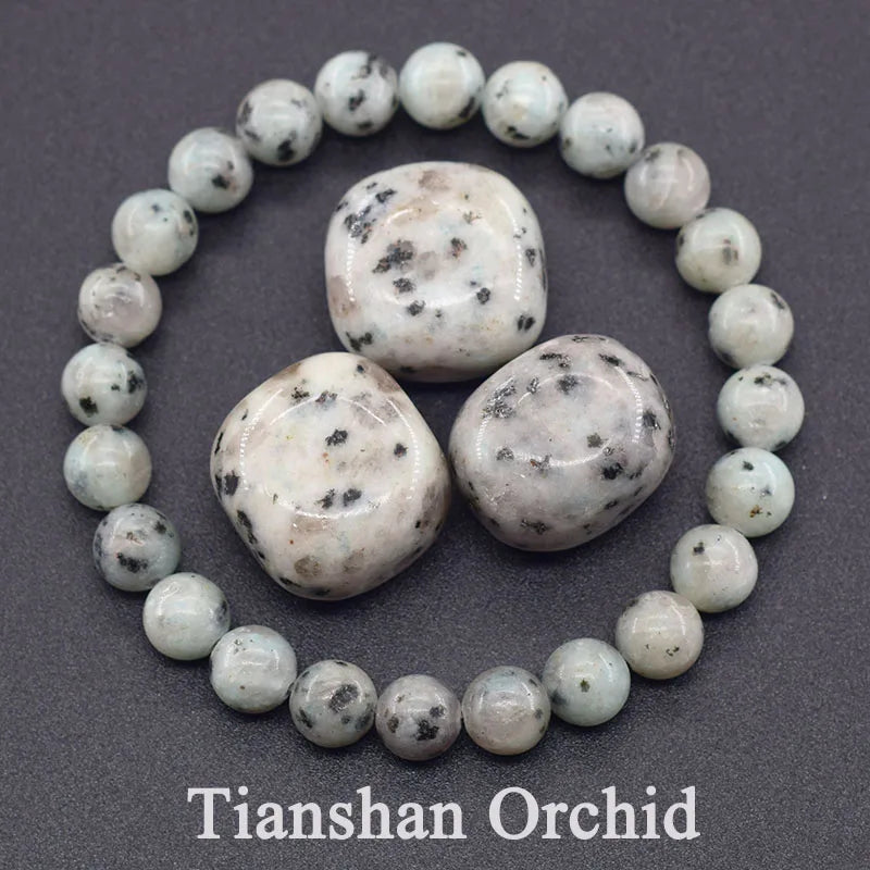 Natural 5A Lapis Lazuli Stone Bracelet - Elastic Healing Bead Jewelry Gift for Men & Women