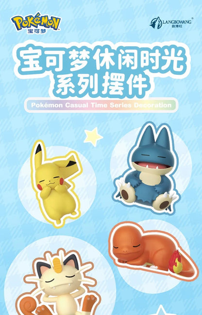 6 Styles Pokémon Starry Dream Series Figures — Pikachu, Meowth, Rowlet, Charmander, Gible Action Toys & Collectible Gifts