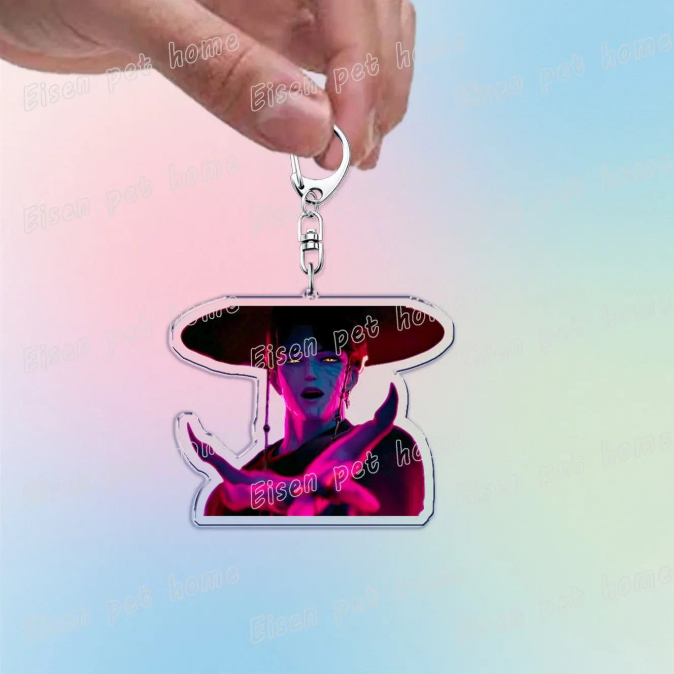 Kpop Demon Hunters Huntrix Saja Boys Keychain Bag Charm Rumi Zoey Jinu Ramen Keyring Fans Gift