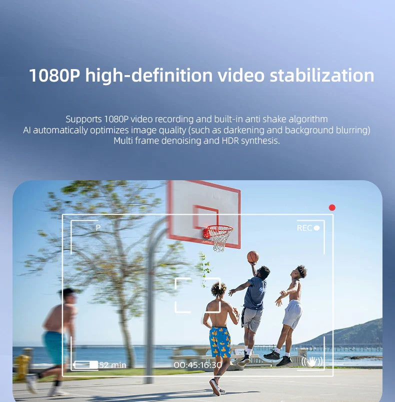 AI Smart Camera Glasses — Polarized Sunglasses with HD1080P Video Recording, WiFi, Bluetooth Calls for Men and Women