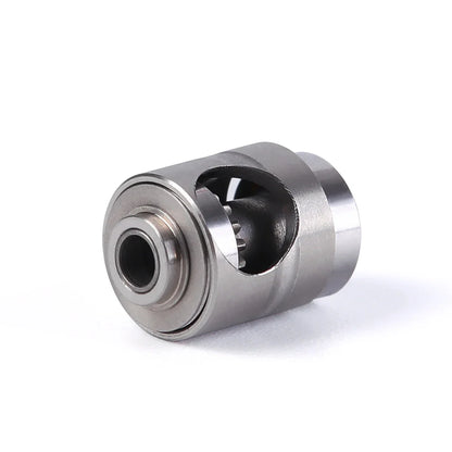 AZDENT Dental Low Speed Handpiece 1:1 Contra Angle – Push Button for ø2.35mm CA Burs, 2/4 Holes, Air Motor