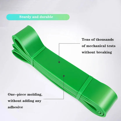 Bold Sports Elastic Pull-Up Auxiliary Belt - Men's and Women's Gym Pilates Exercise Equipment - Rubber Fitness Resistance Belt
