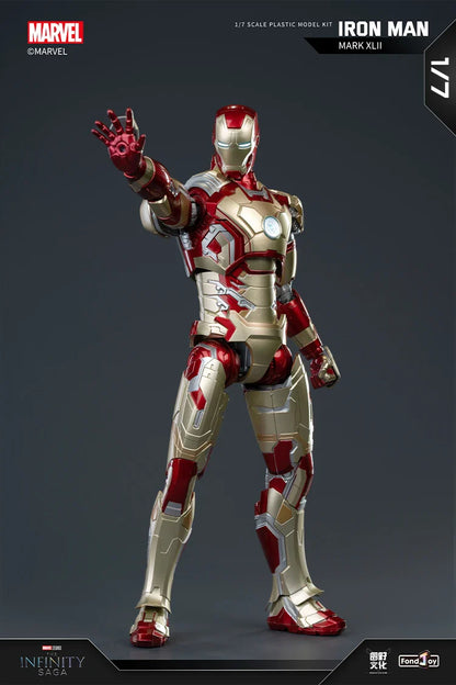 1:7 Original FondJoy Iron Man Action Figures – MK42, MK43, MK5, MK6, MK7 DIY Model, Tony Stark Legend Collection Toy for Kids Gift