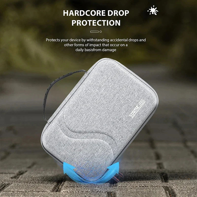 NEO Drone PU Storage Bag — Portable Large Capacity Shoulder & Handheld Organizer for DJI Neo RC-N3 with Shock Absorbing Protection